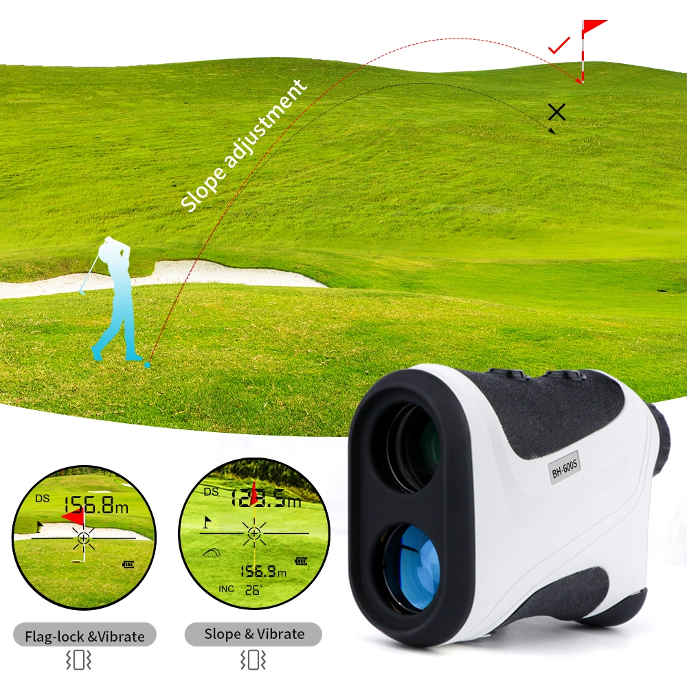 Bosean OEM&ODM 600m Angle Vibrate Pin Seeker Flagpole Scan Function Golf Laser Rangefinder